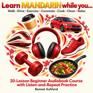 Learn Mandarin While You…: Walk • Drive • Exercise • Commute • Cook • Clean • Relax 20-Lesson Beginner Audiobook Course with Listen-and-Repeat Practice: Essential Travel Phrases, Everyday Vocabulary & Basic Conversations audiobook cover
